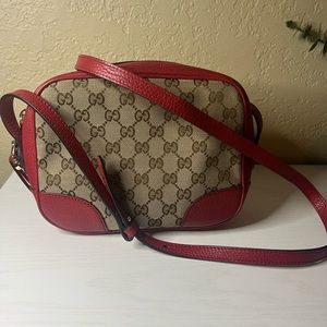 Red/Brown Used Authentic Gucci